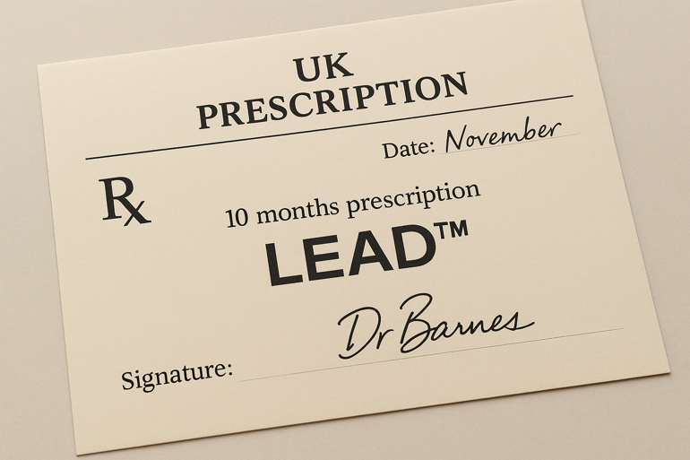 Prescription for LEAD
