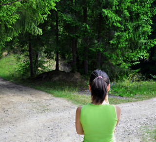 Fork In Road Lady